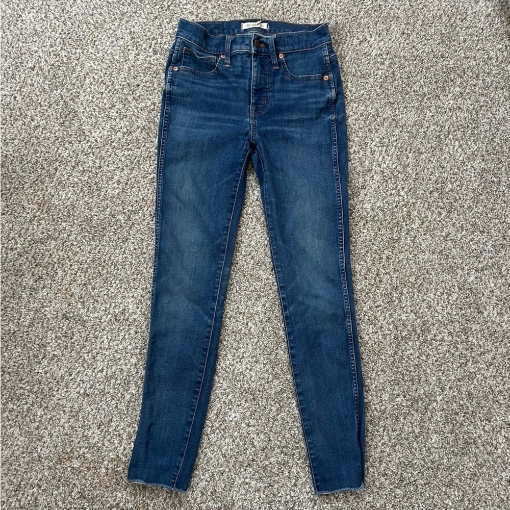 Madewell High Rise Skinny Blue Jeans Denim Casual 26